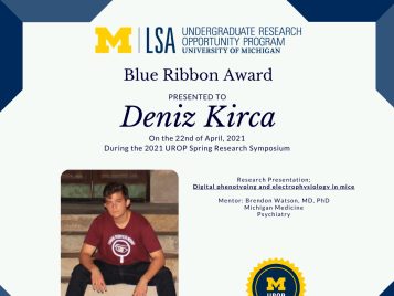 2021 UROP Spring Symposium Blue Ribbon IG 1 